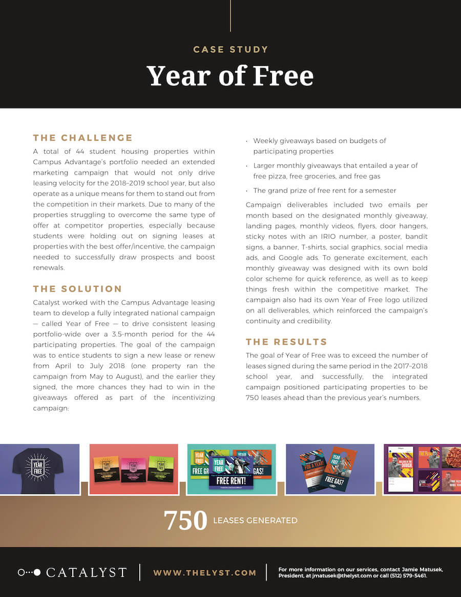 Case Study: Year of Free