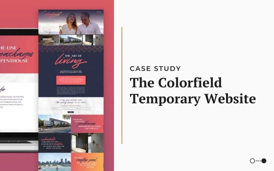 Case Study: The Colorfield Temporary Website
