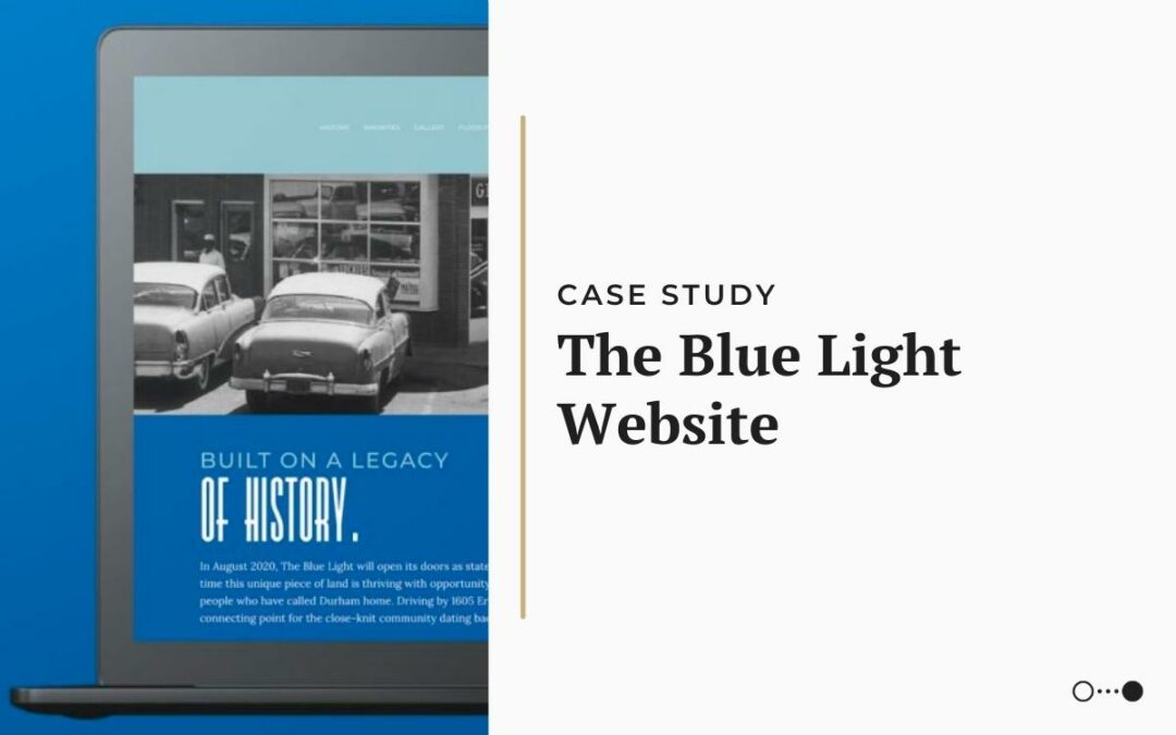 Case Study: The Blue Light Website