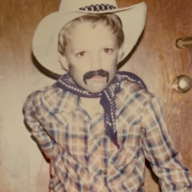 Derek Einkauf childhood photo