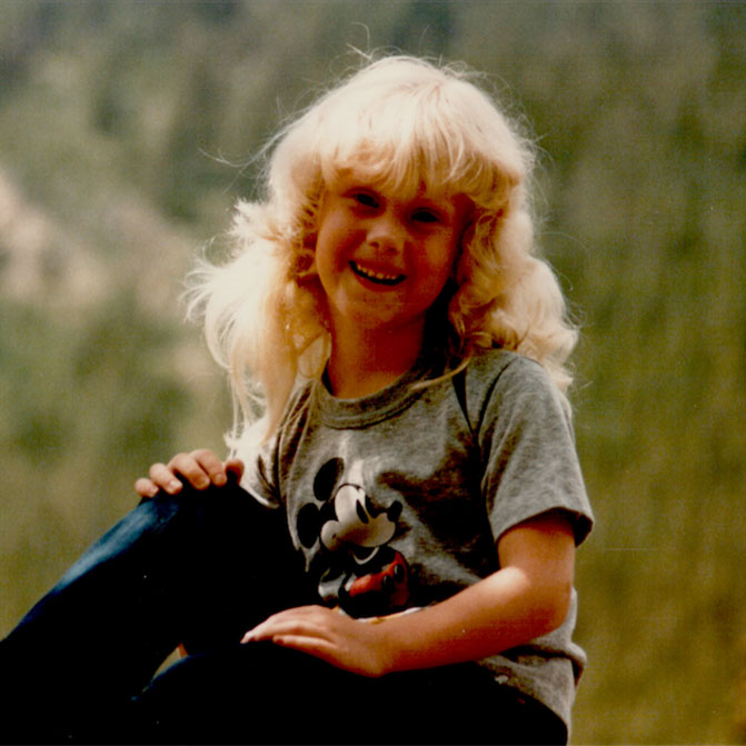 Christy McFerren childhood photo